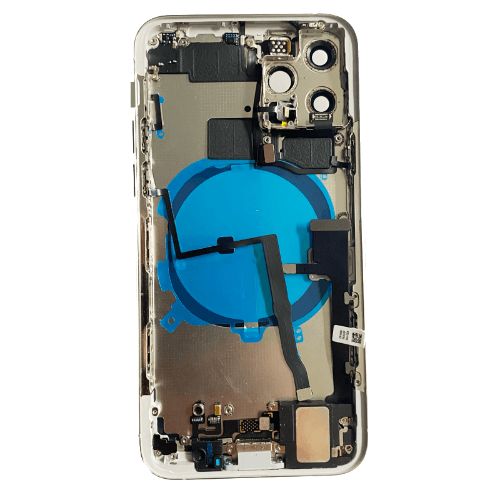 Replacement Housing With Small Parts for iPhone 11 Pro Silver - Best Cell Phone Parts Distributor in Canada, Parts Source Replacement Housing With Small Parts for iPhone 11 Pro Silver - Best Cell Phone Parts Distributor in Canada, Parts Source